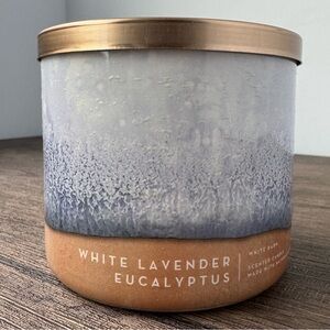 White Barn White Lavender & Eucalyptus Three Wick Candle